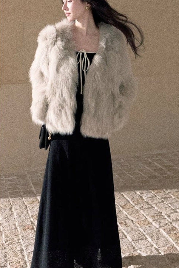 Short Fox Fur Jacket