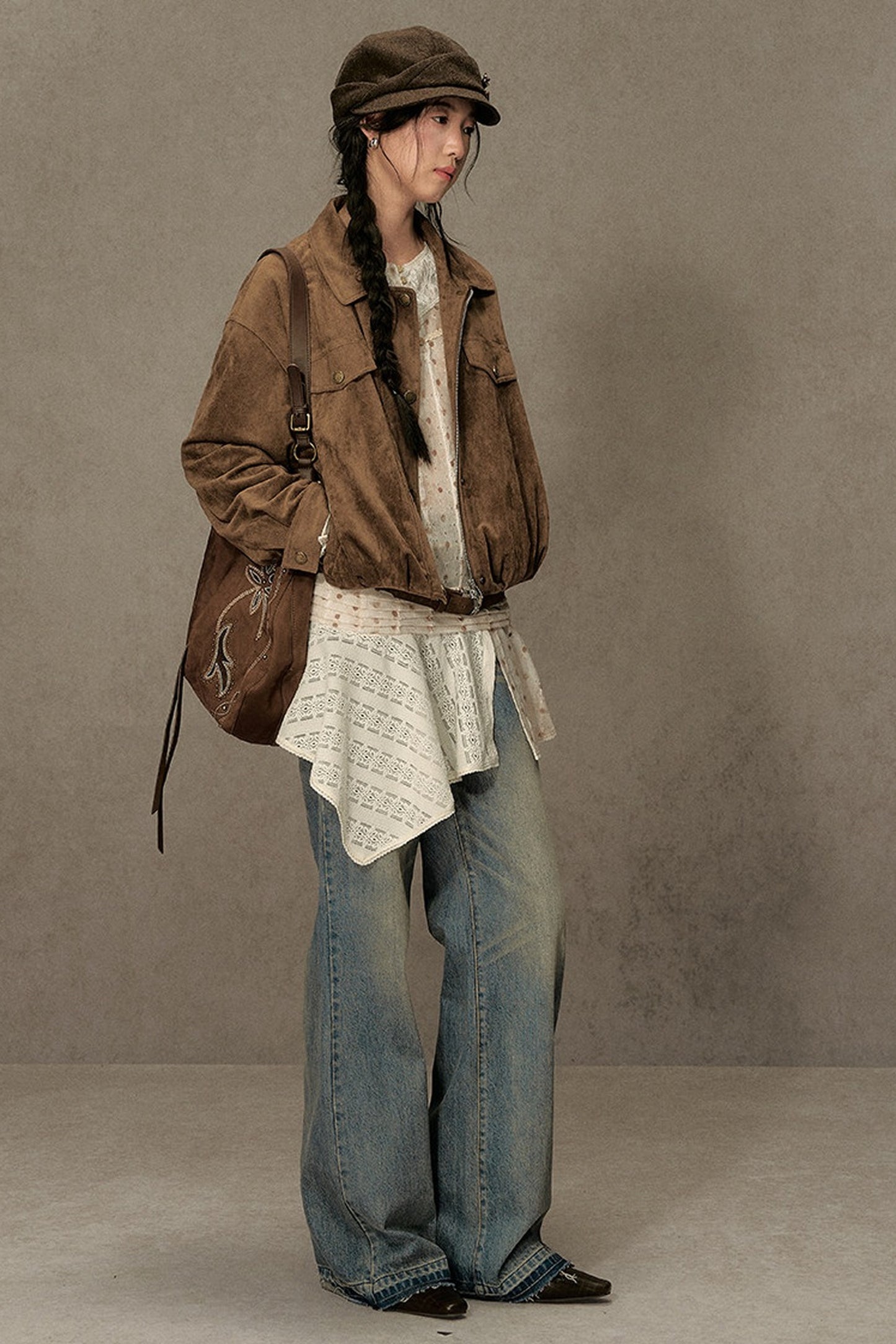 Retro Leather Biker Jacket