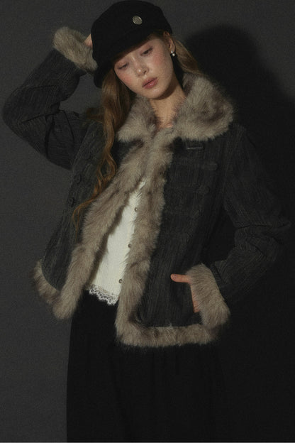Napoleon Collar Down Jacket