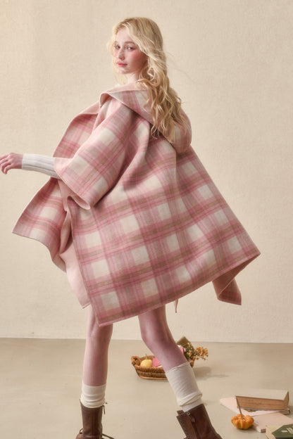Reversible Wool Cape