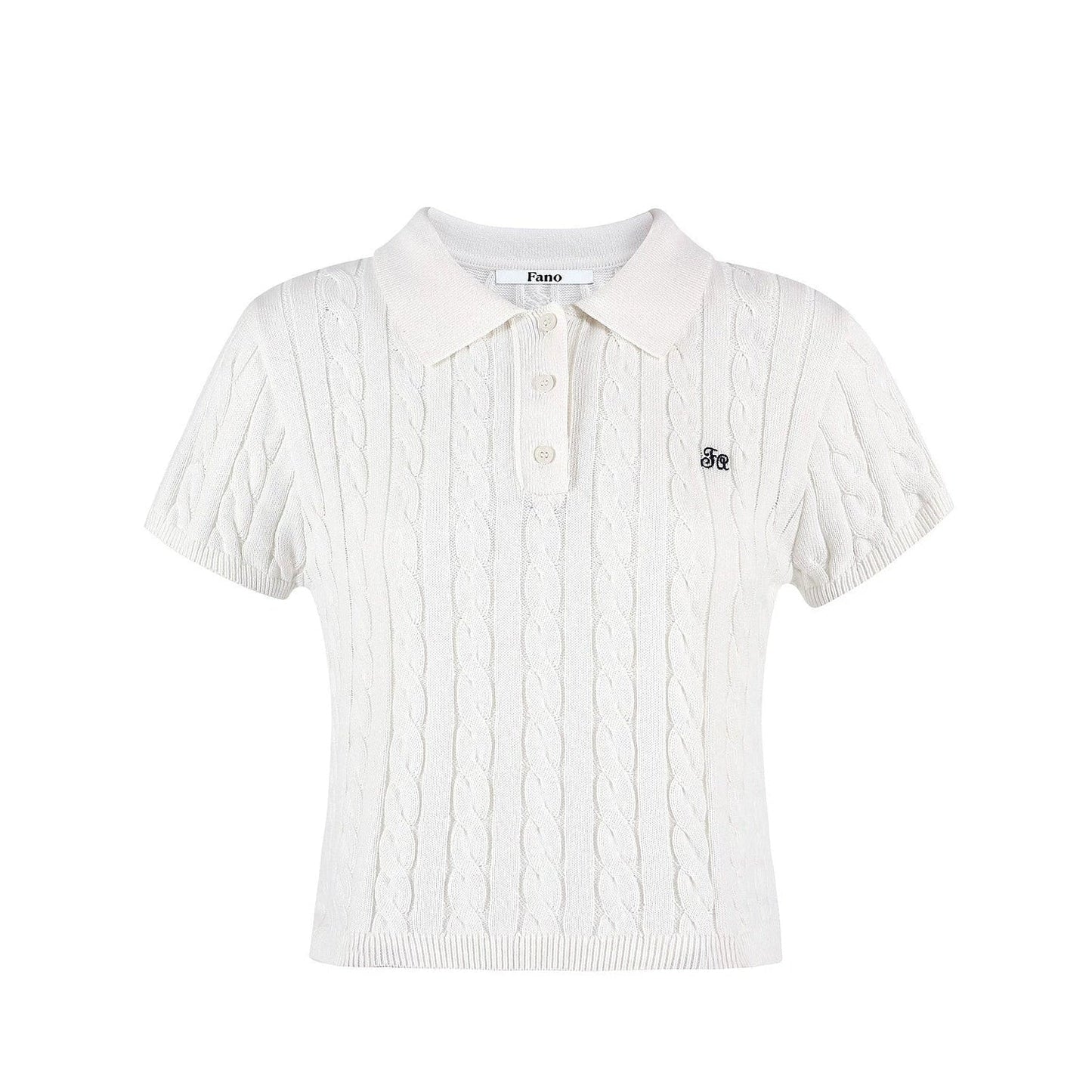 Cotton Knit Polo Set-Up