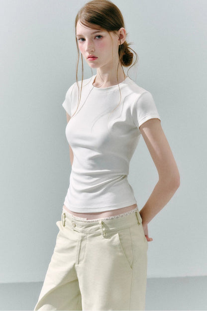 Romantic Lace Trim Pants