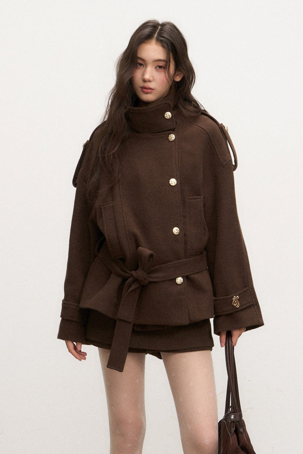 A라인 스커트와 재킷 셋업