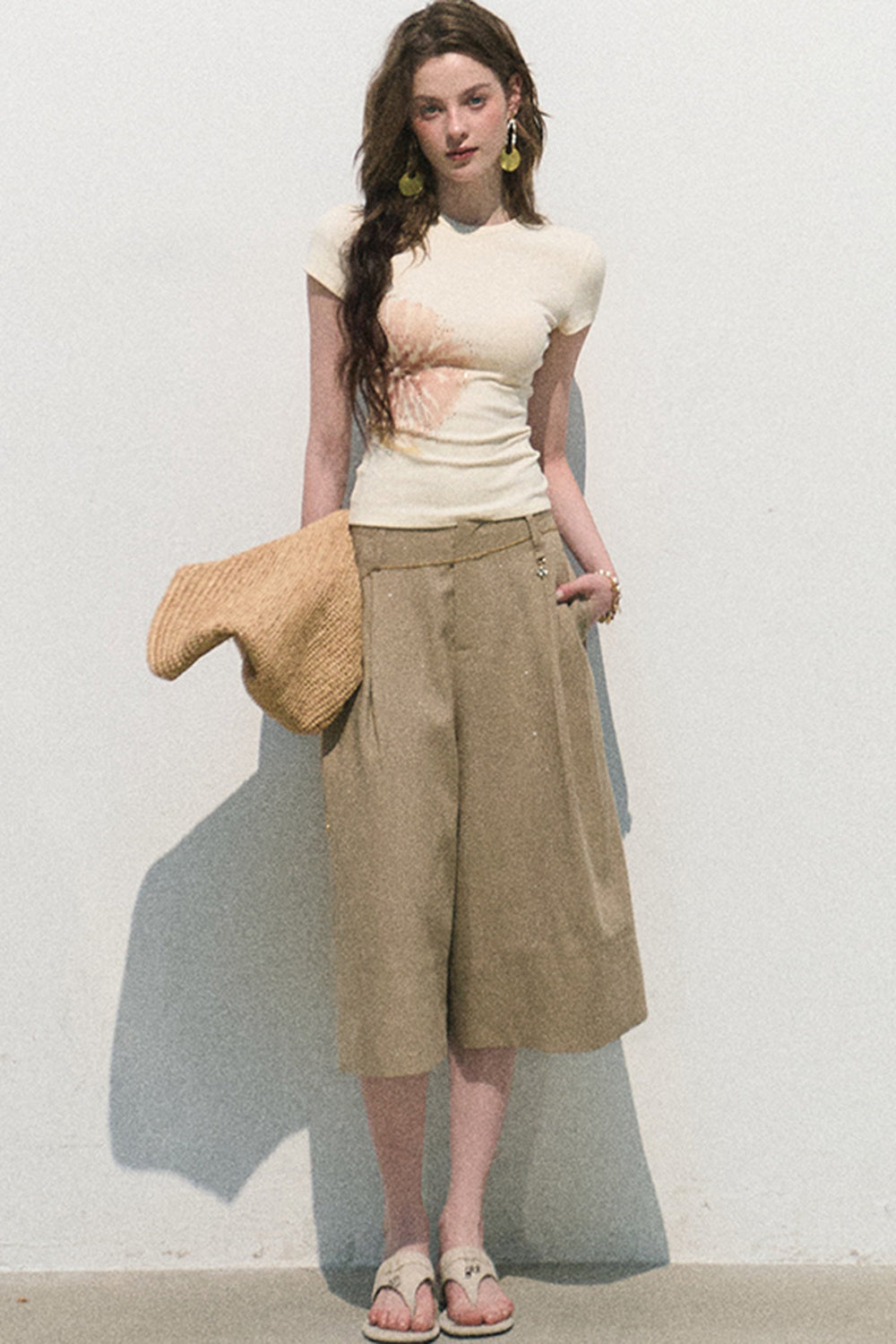 Light-Colored Eyes Cotton Top