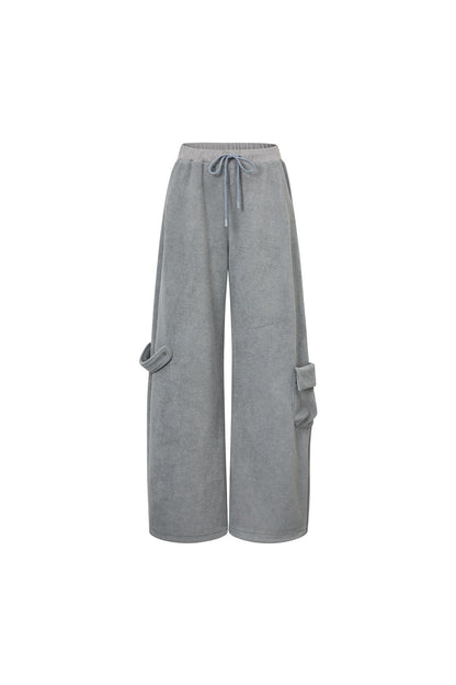 Detachable Fur Hood Jacket and Pants Set-Up
