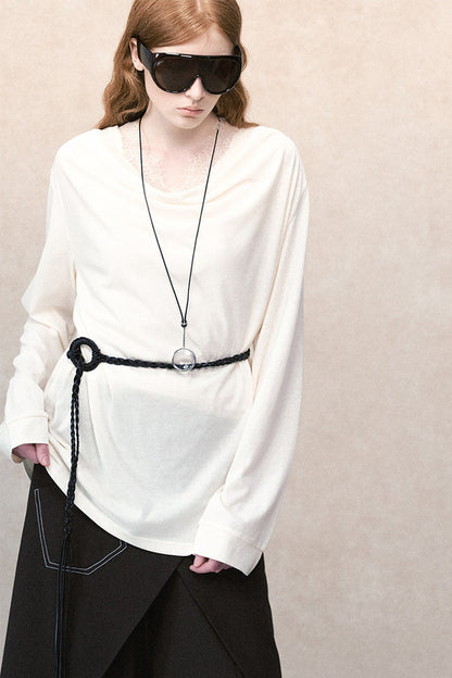 Completo con gilet in maglia Genesis