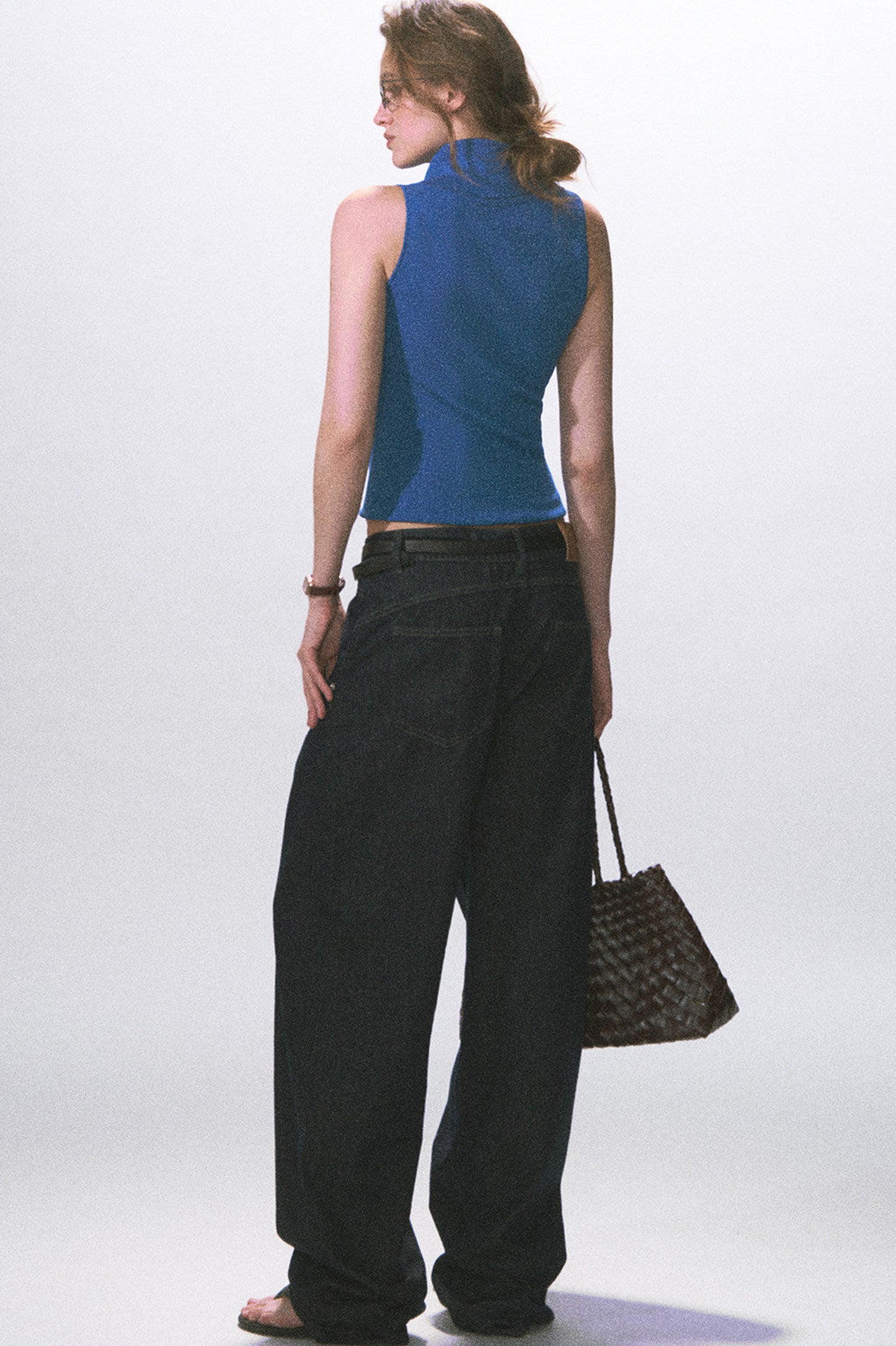 Vintage Knitted Scoop Neck Top