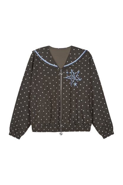 Swirl Star Jacket and Pleated Skirt Set-Up