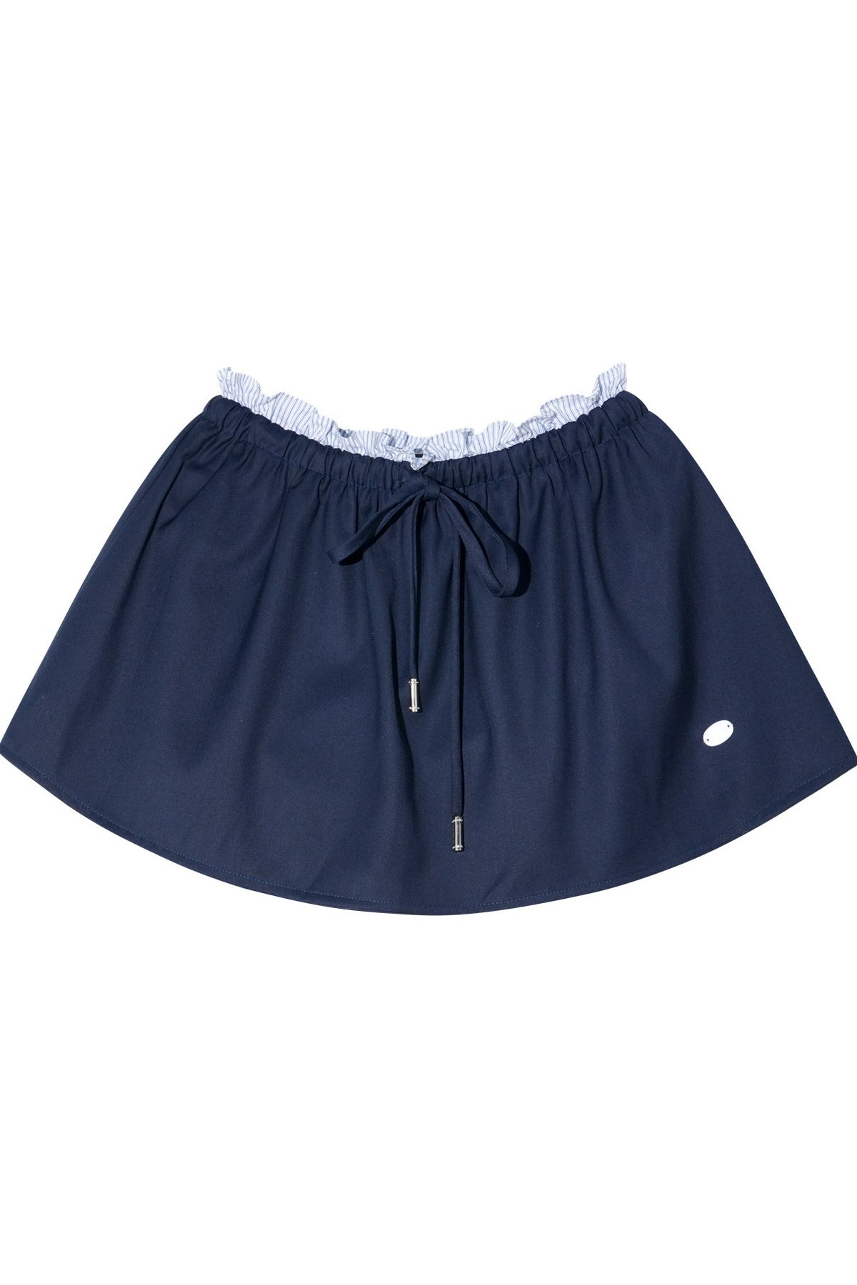 Layered-Look Polo Top and Skirt Set-Up