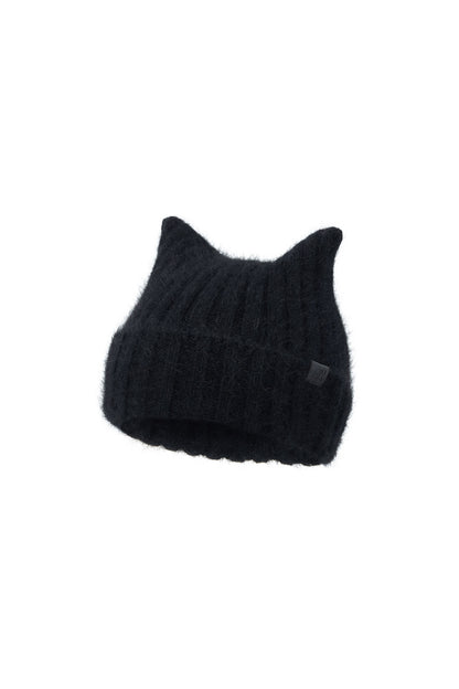 Cat Ear Rabbit Plush Hat Knit