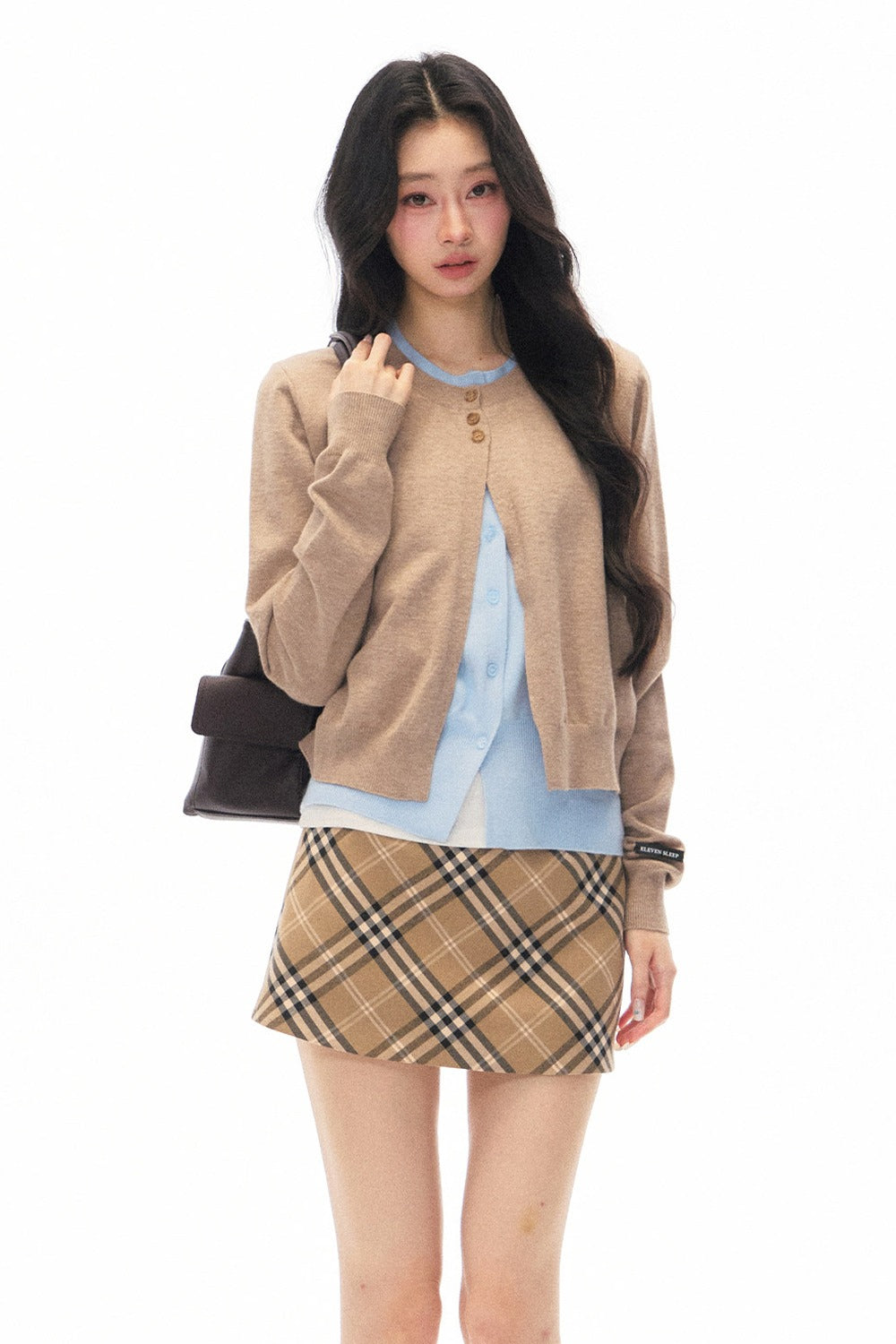 Knit Two-Piece Cardigan Jacket Set-Up