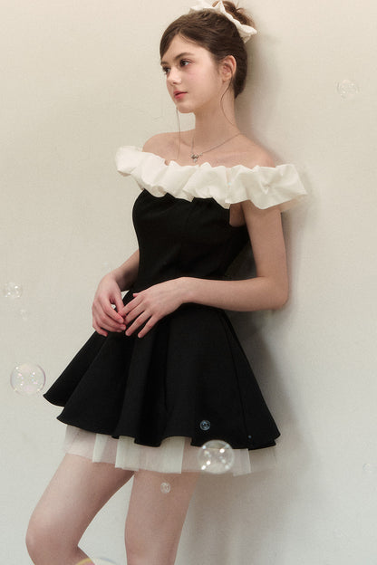Elegant Off-Shoulder Ballet Dress