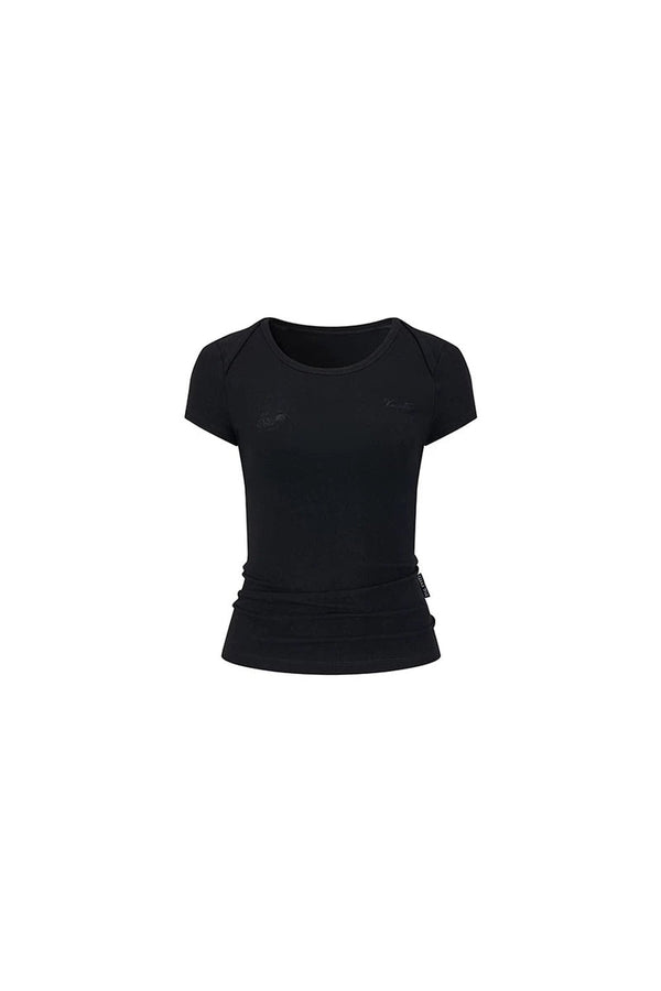 Viapitti Wavy Edge Layered T-Shirt Set-Up