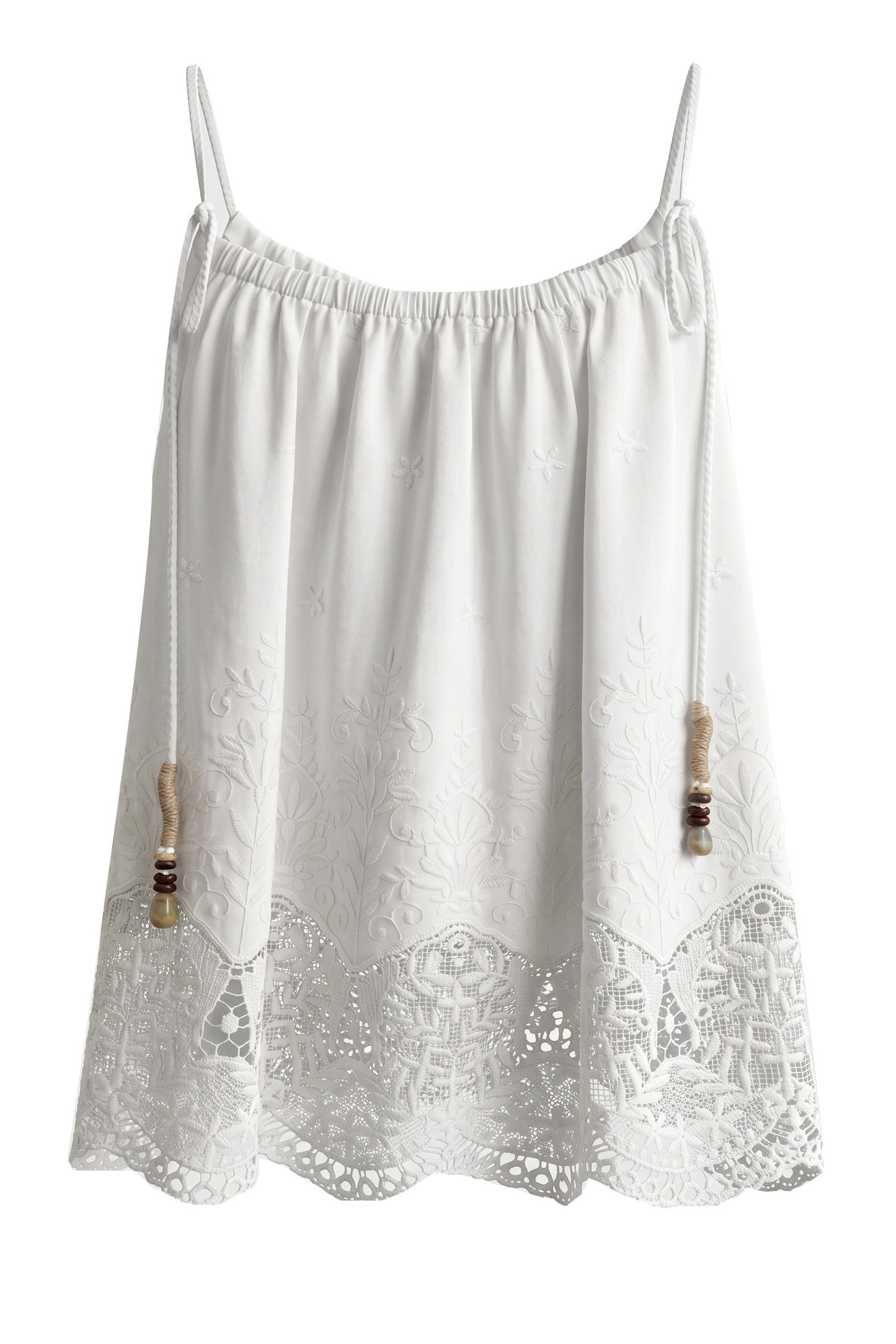 Lace Camisole and Wide-Leg Pants Set-Up