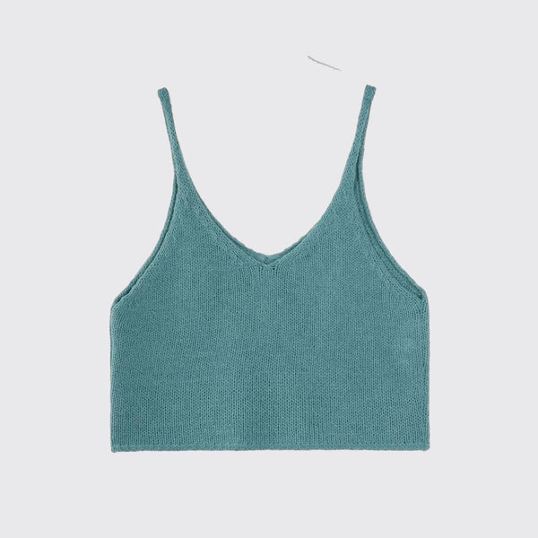 Gentle Knit V-Neck Vest