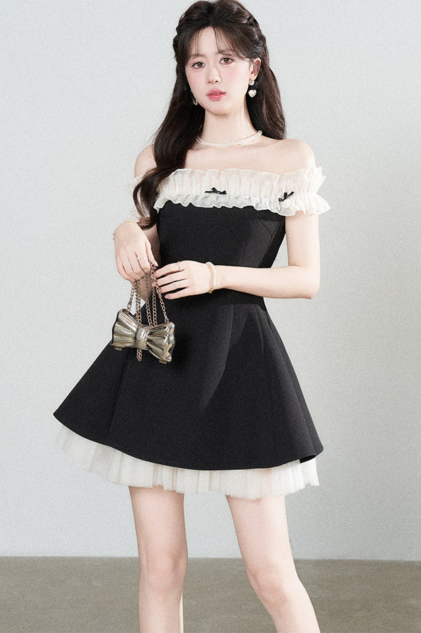 One-Shoulder A-Line Dress