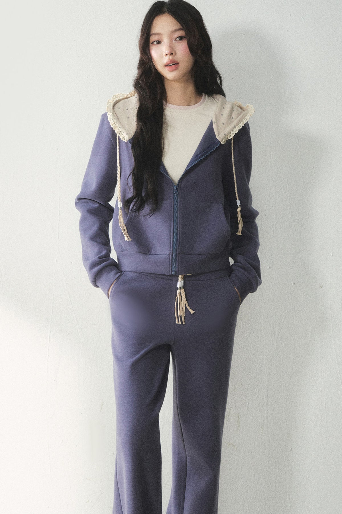 Floral Air-Layer Sweatshirt and Pants