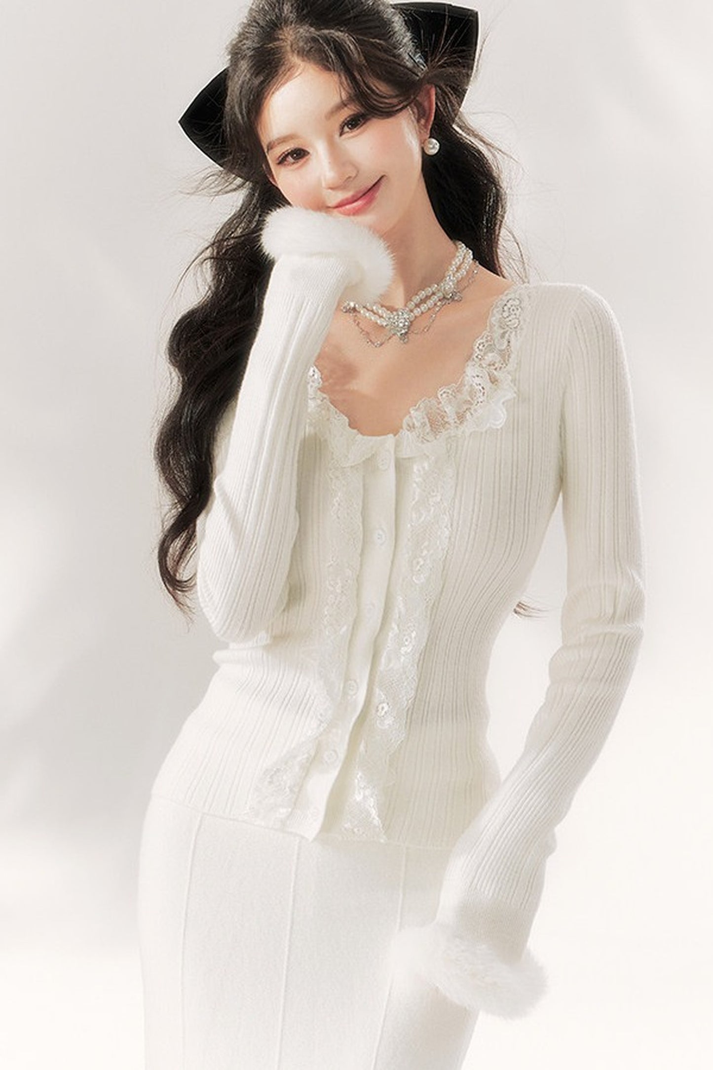 Princess Lace Knit Top