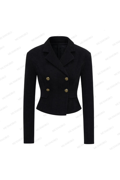 Corduroy Jacket and Skirt Set