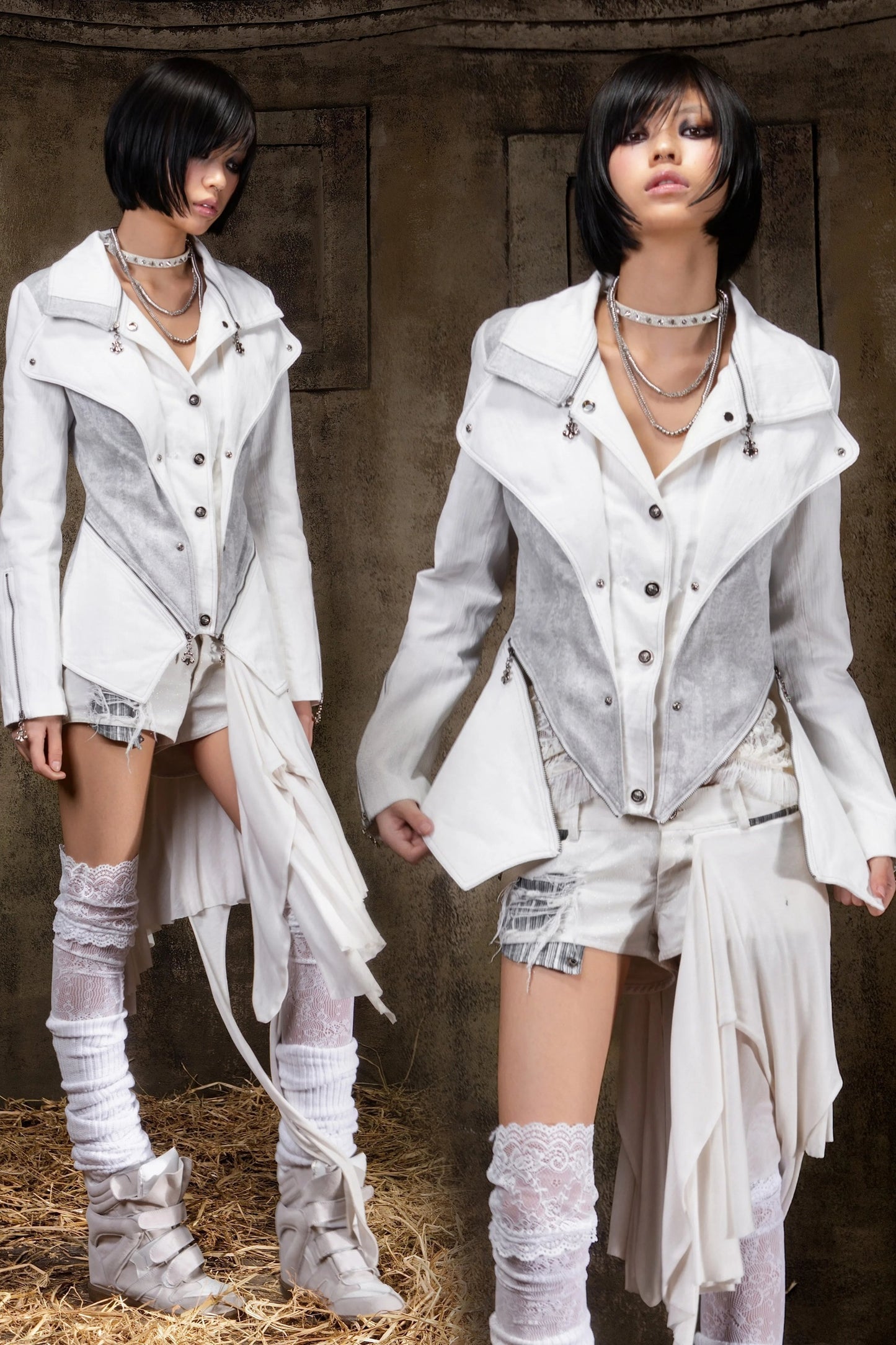 Giacca punk stile Palace