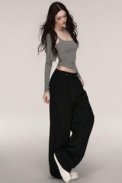 Napoleon Style Straight Leg Trousers