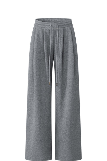 Hooded Drawstring Cardigan Set-Up