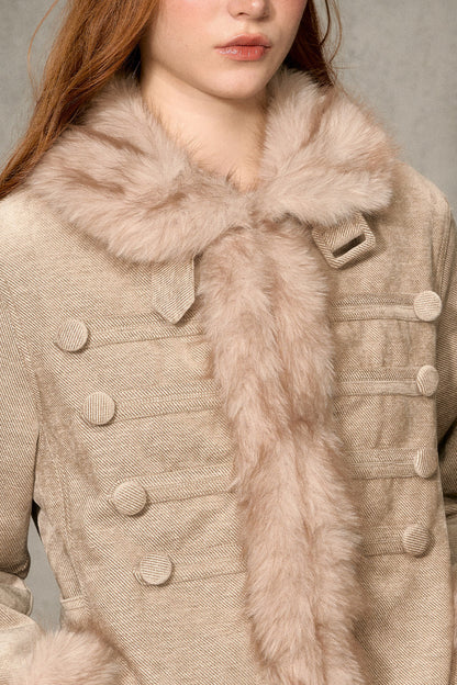 Napoleon Collar Down Jacket