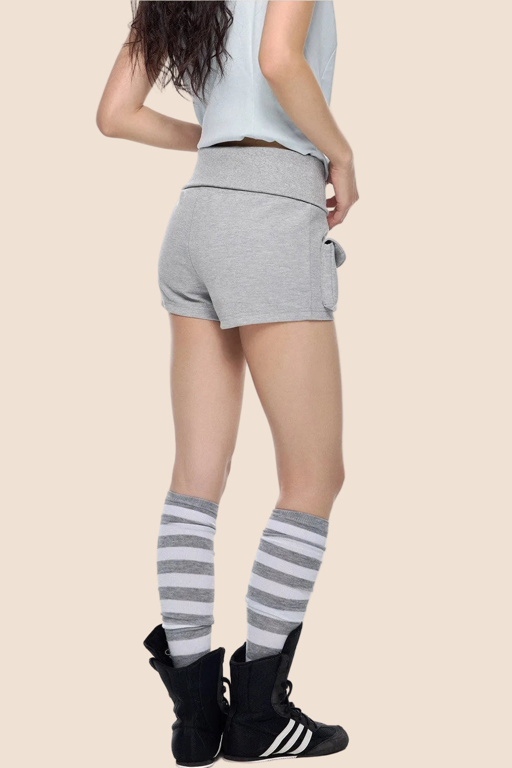 Vintage Elastic Sports Shorts