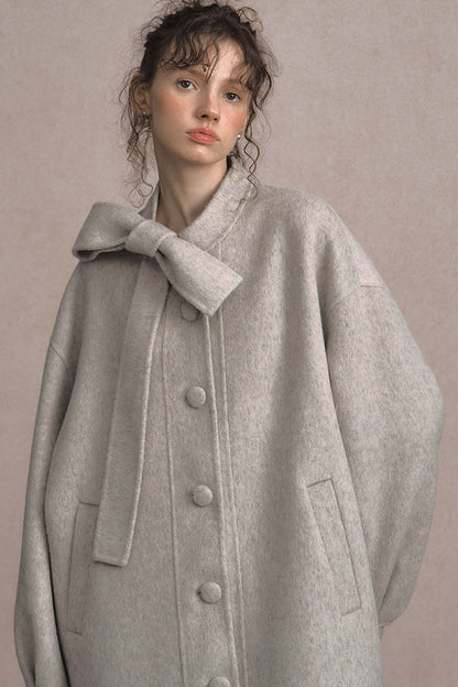 Long Double-Sided Wool Coat