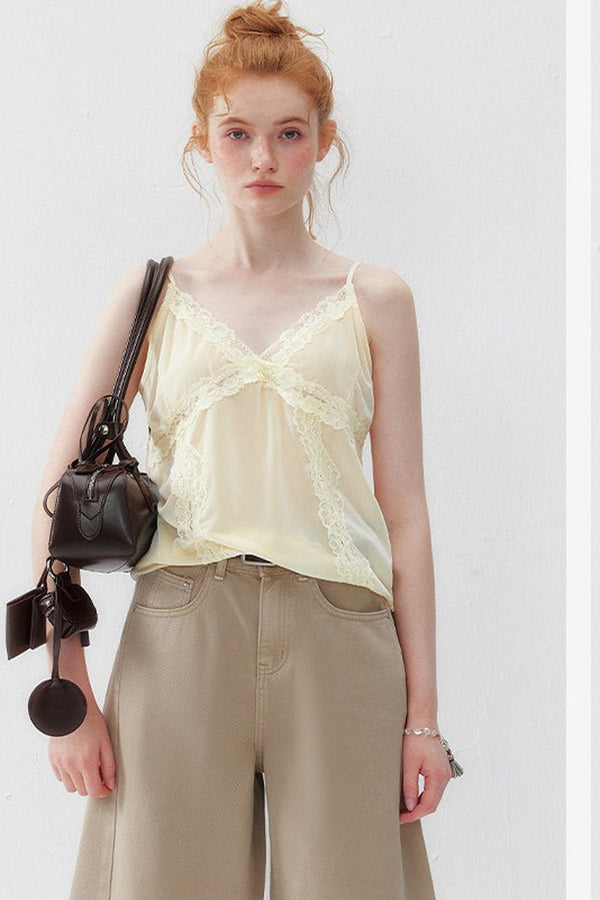 French Lace Camisole Top