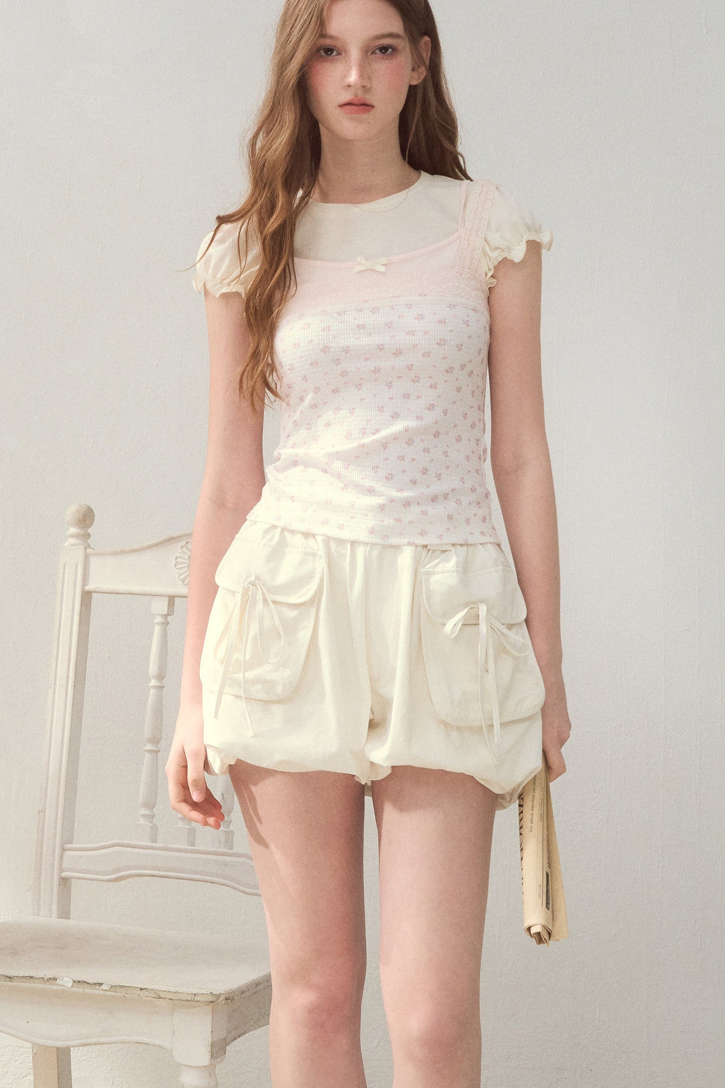 Bowknot Cargo Shorts