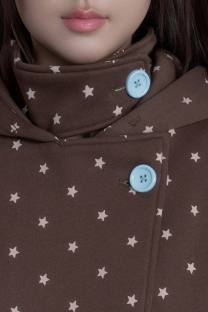 Star Cat Ear Fleece-Lined Jacket