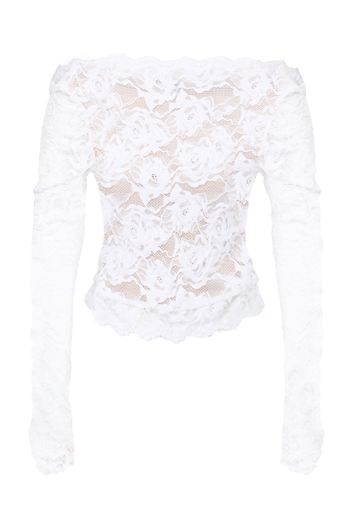 Velvet Lace Bow Top
