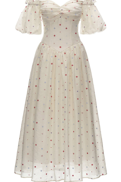 Retro Floral Reversible Dress