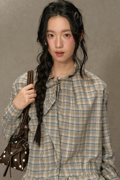 Plaid Long-Sleeve Shirt