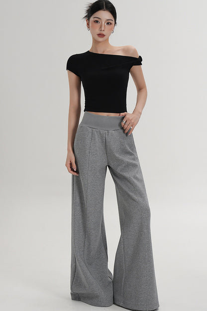 Pantaloni svasati eleganti a vita alta