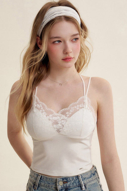 Five-Petal Flower Cutout Tiered Cotton Dress