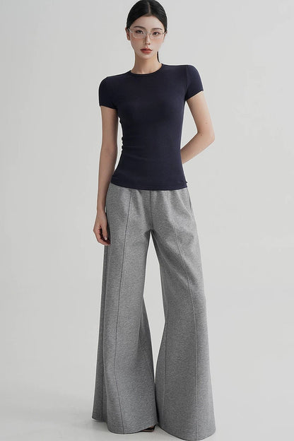 High-Waisted Flared Versatile Pants