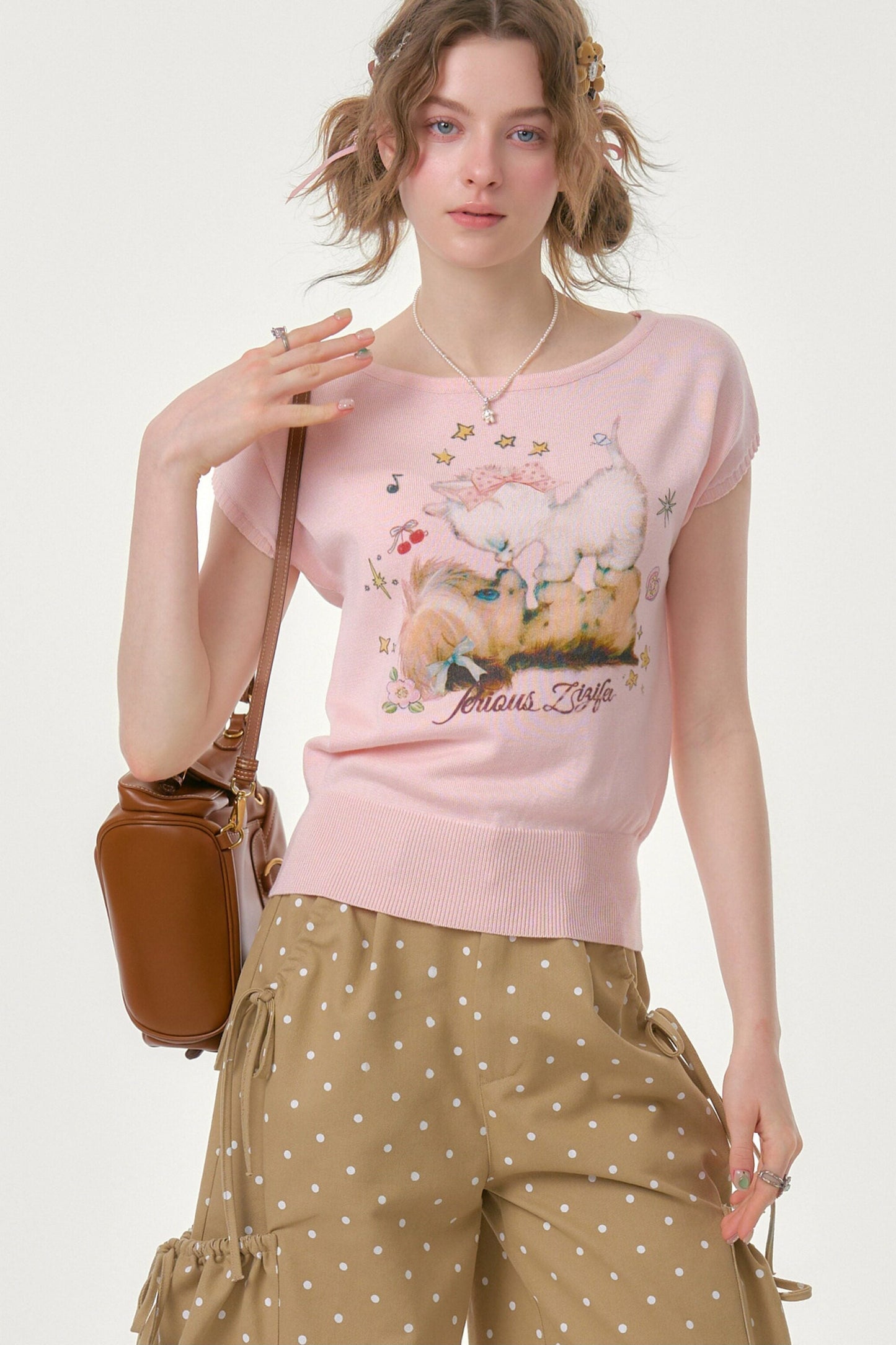 Sweet Pink Knit Top