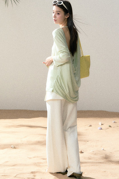 Backless Drapey Summer Set