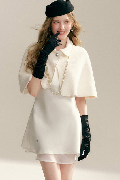 Off-White Sleeveless Cape