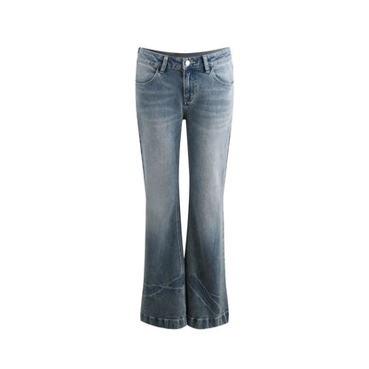Star Embroidered Flared Pants