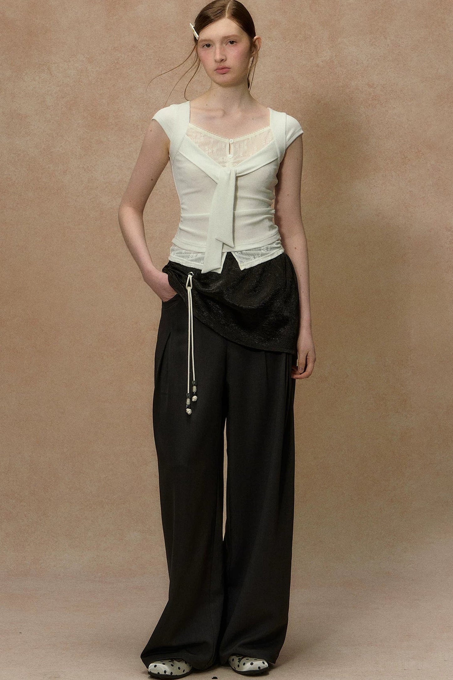 Twilight Palm Wide-Leg Pants