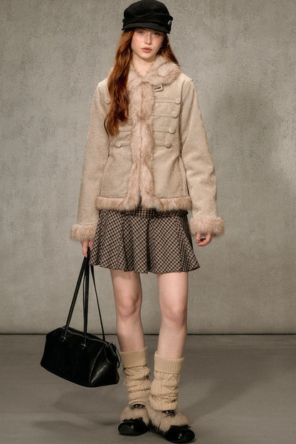 Napoleon Collar Down Jacket