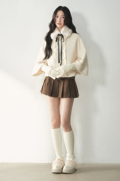 Wool Napoleon Cape