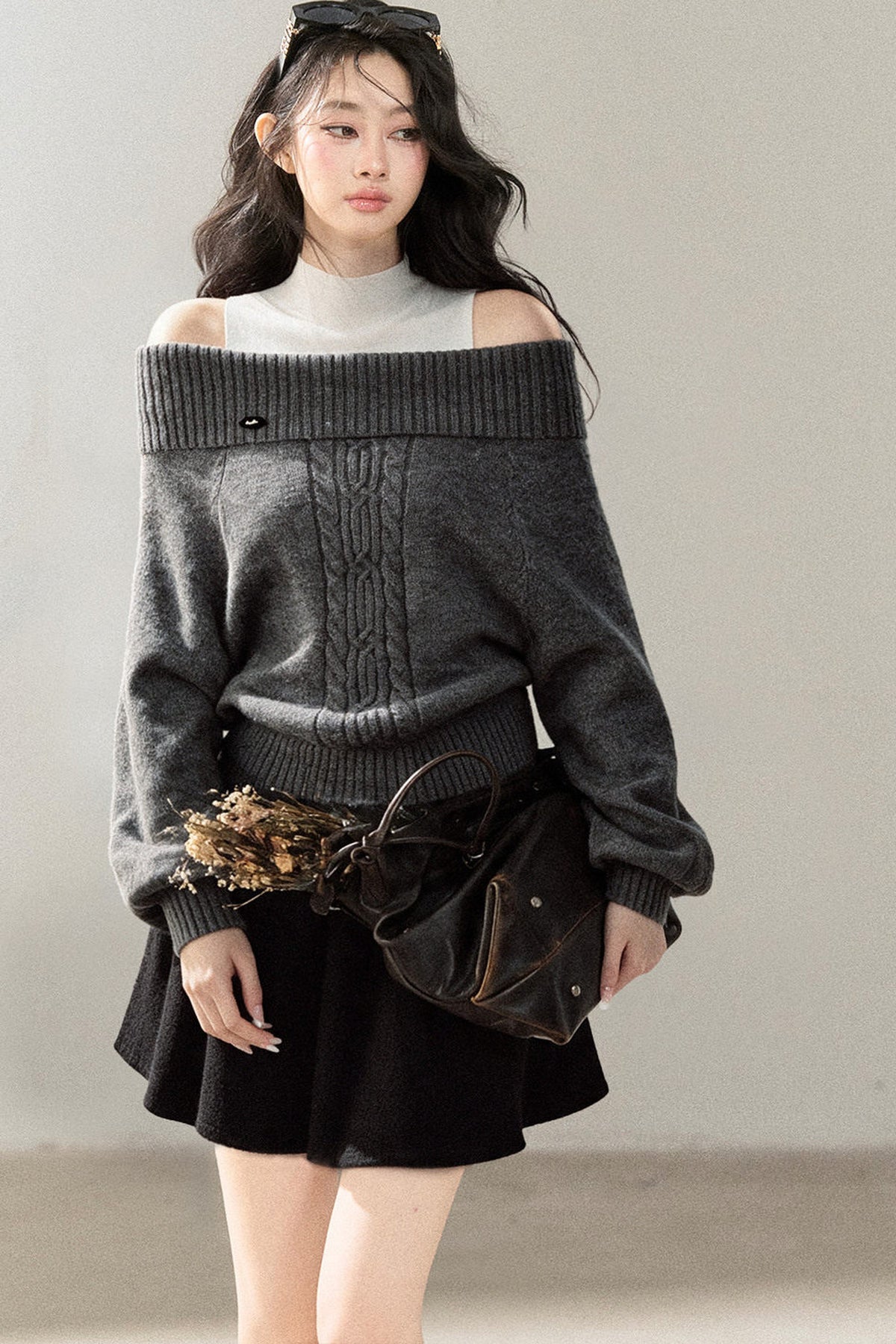 Twist Sweater Winter Two-Piece Set