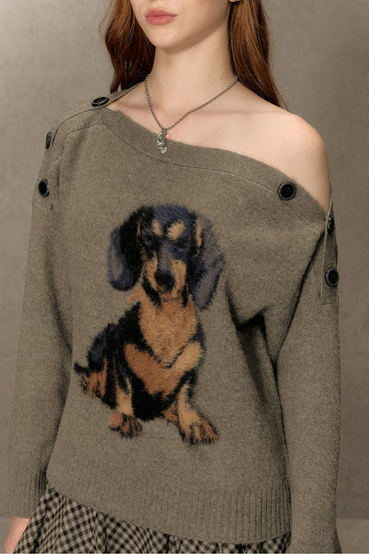 Dachshund Puppy Pullover Sweater