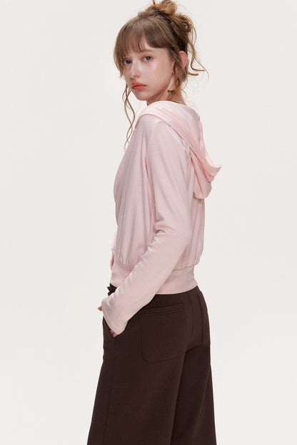 Cross V-Neck Layered Top