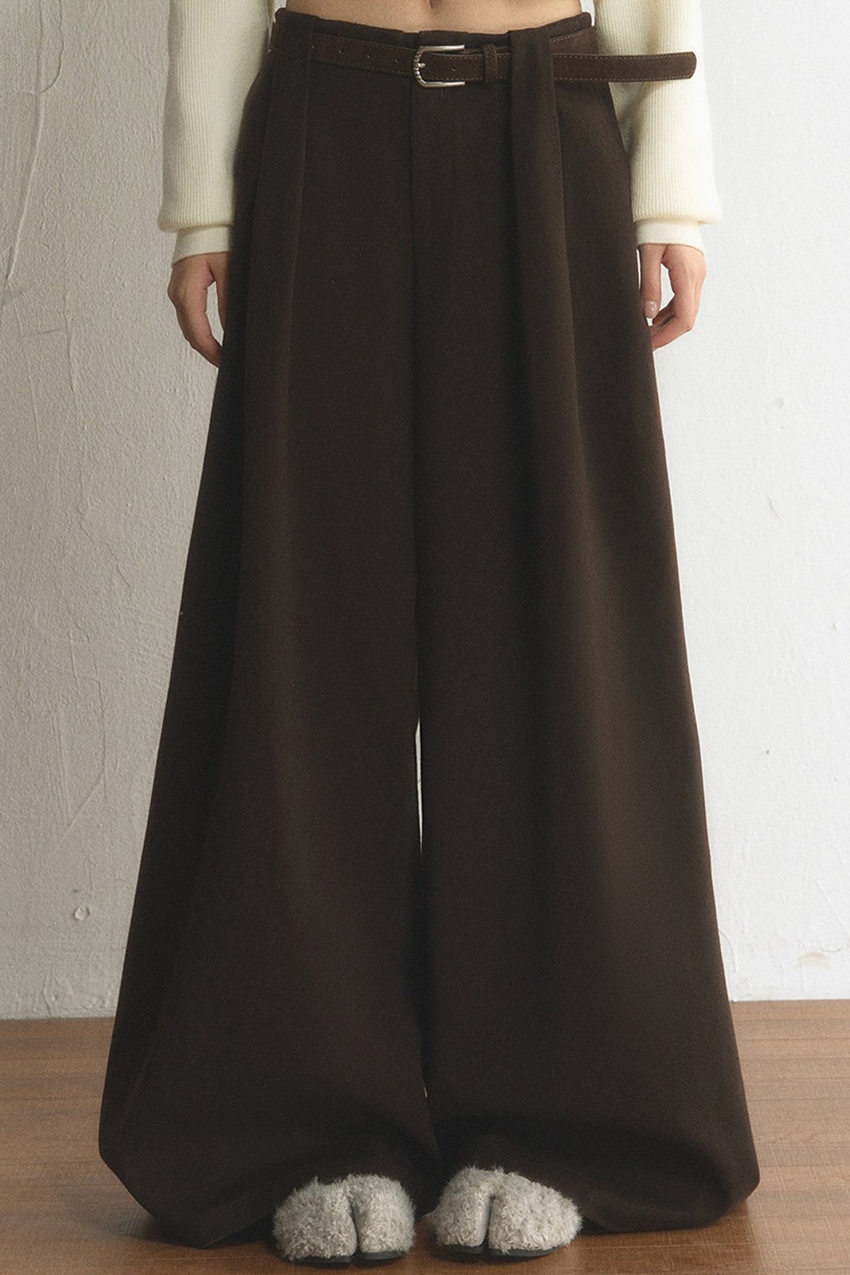 High-Waisted Wide-Leg Pants