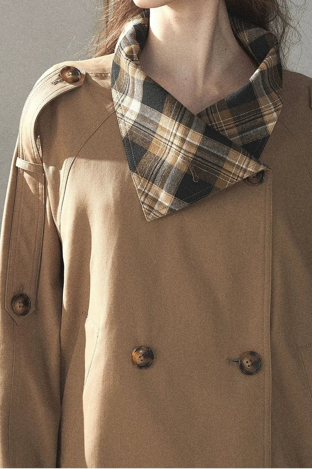 Chestnut Brown Jacket and Skirt Set-Up
